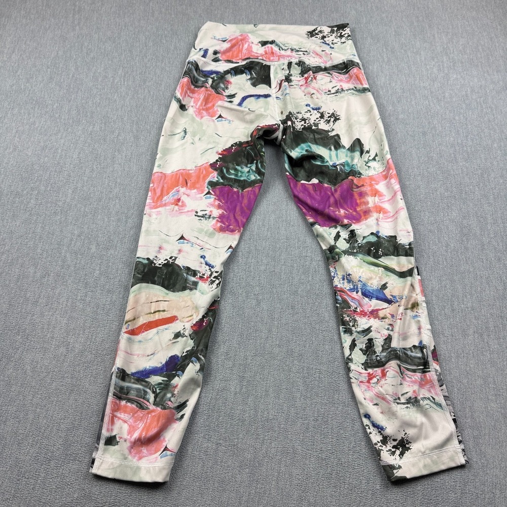 Lululemon Leggings Womens‎ 8 White Pigment Wave High Times Pant Full-On Luon 26" - Picture 10 of 11